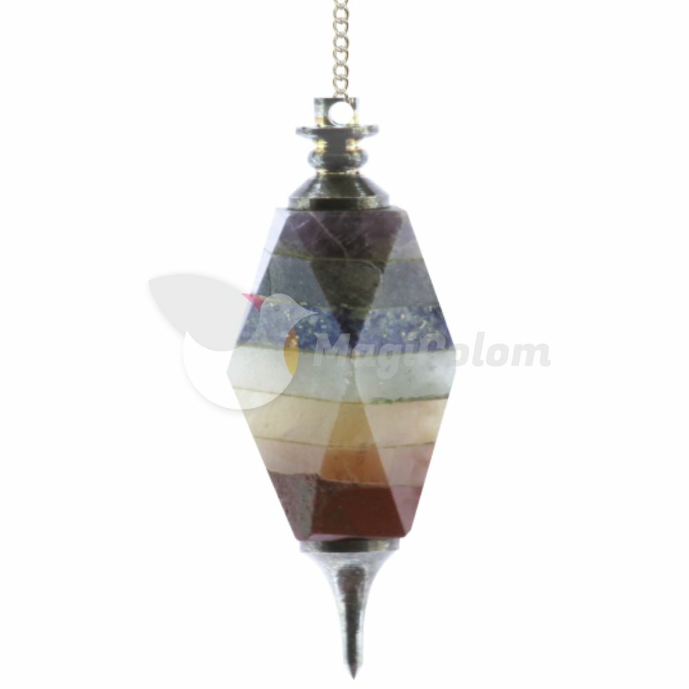 Pendulo Chakras Facetado