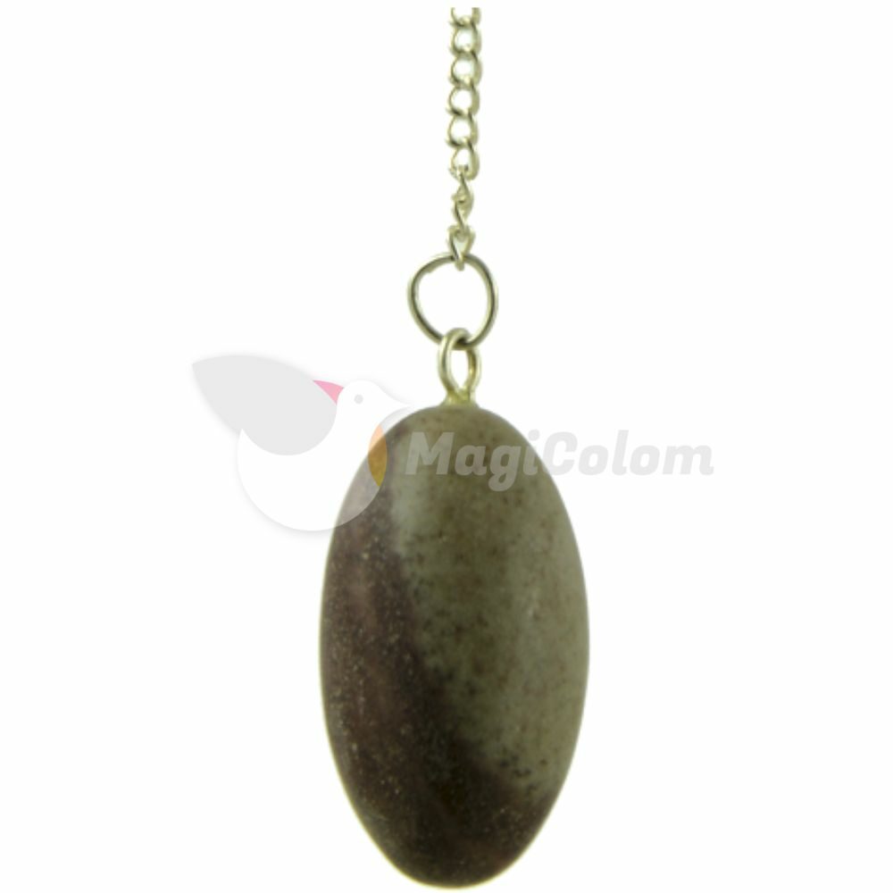 Pendulo Shiva Lingam Semipulido