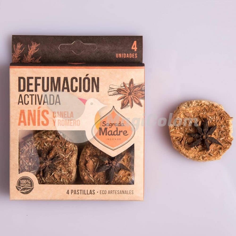 Pastilla Defumación Activada con Anís Canela y Romero