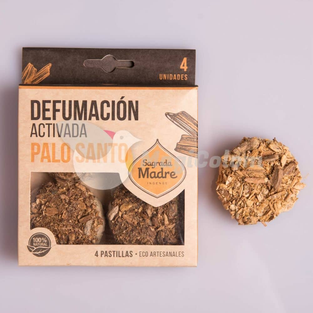 Pastilla Defumación Activada de Palo Santo