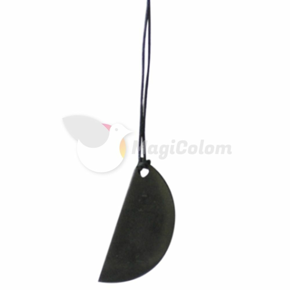 Colgante Shungit Luna Creciente