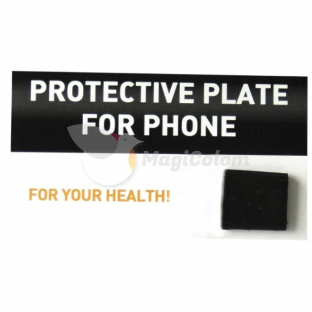 Shungit Placa Cuadrado para Movil