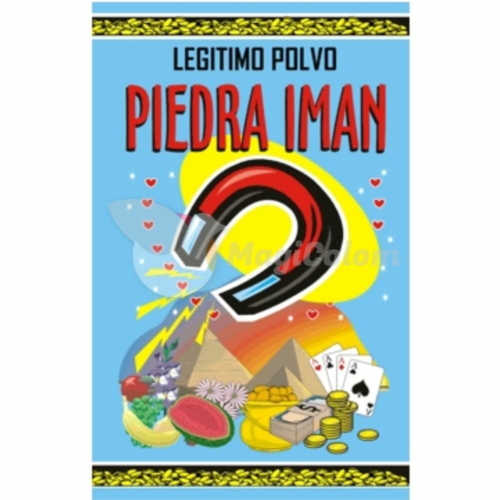 Polvo esotérico Relicario Piedra Imán