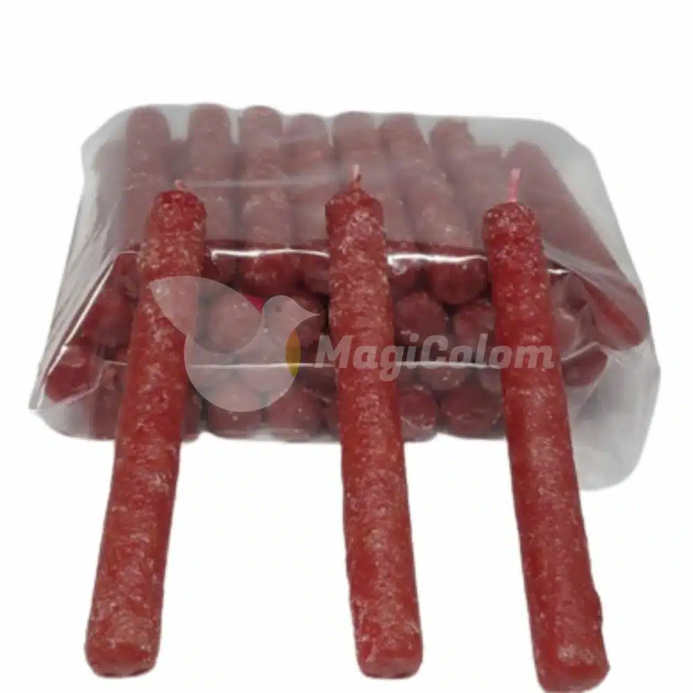 Vela de Azúcar y Canela Roja