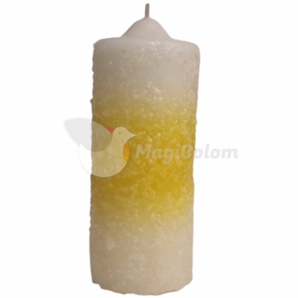 Velón de Sal Blanco Amarillo-Blanco