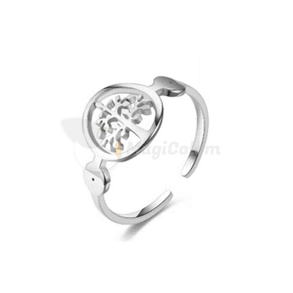 Anillo Ajustable con Árbol de la Vida
