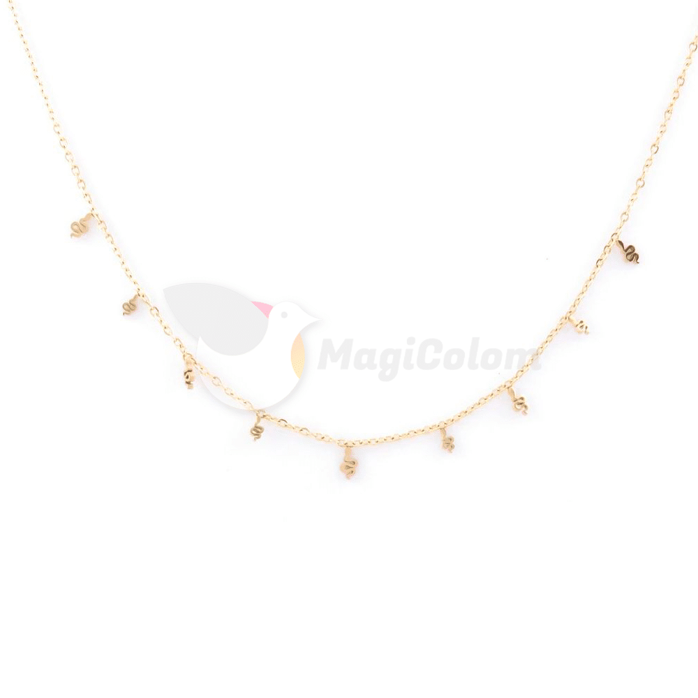 Collar Dijes Serpientes
