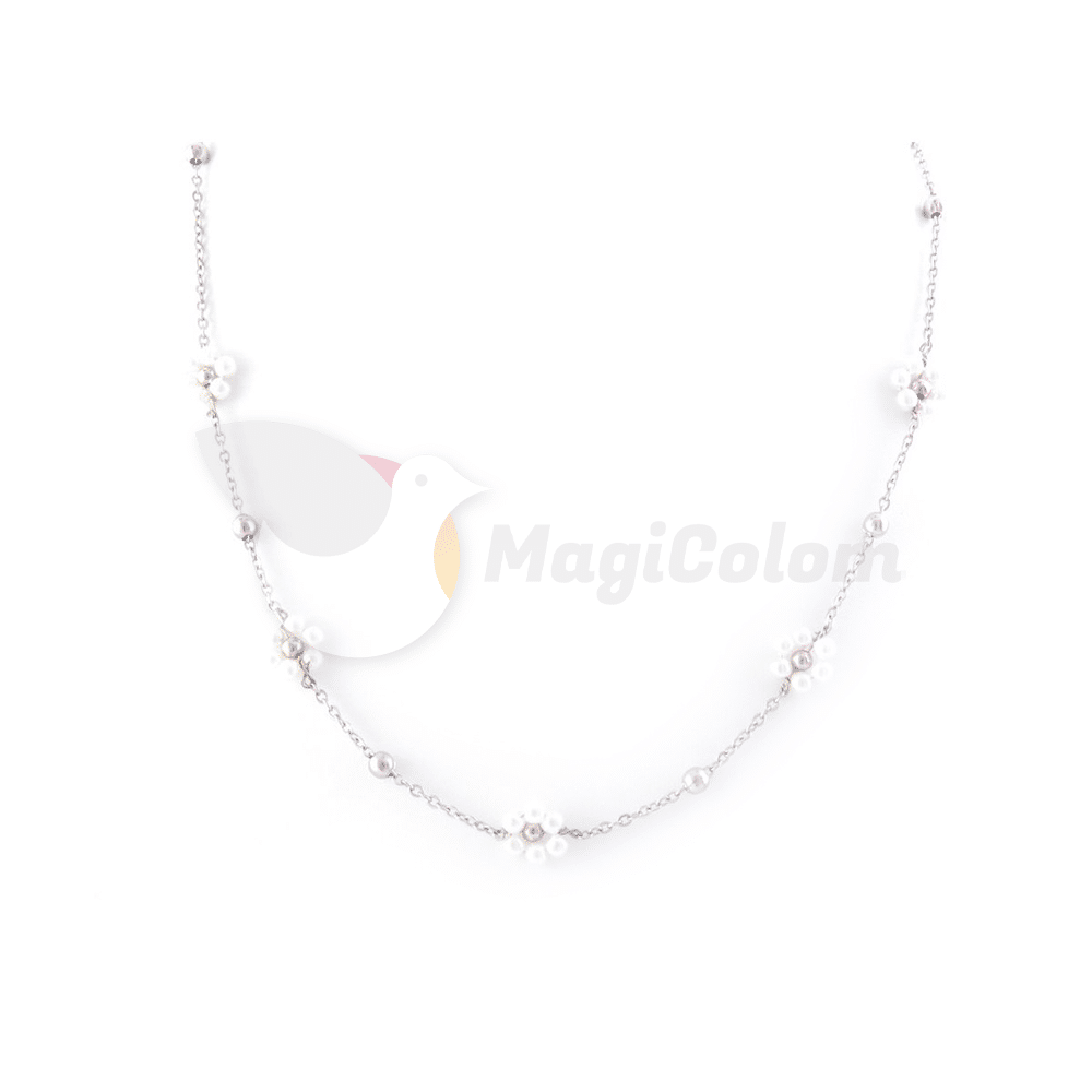 Collar Doble con cuentas de Perla
