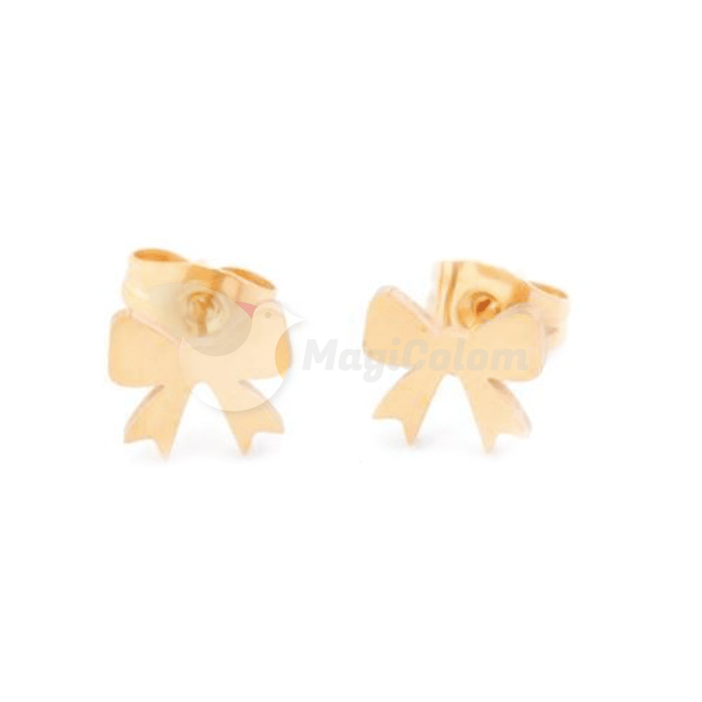 Pendientes de Acero Lazo