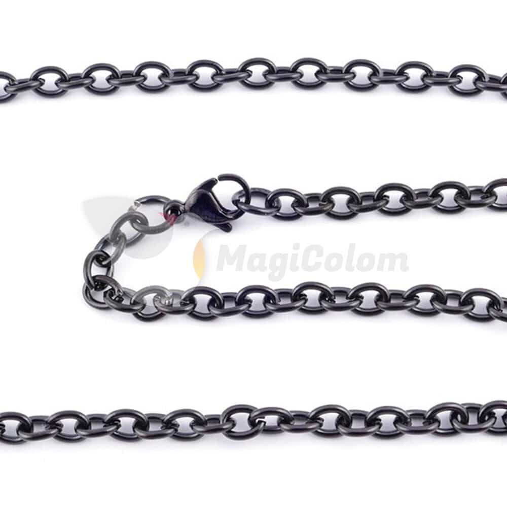 Cadena de Acero Negro