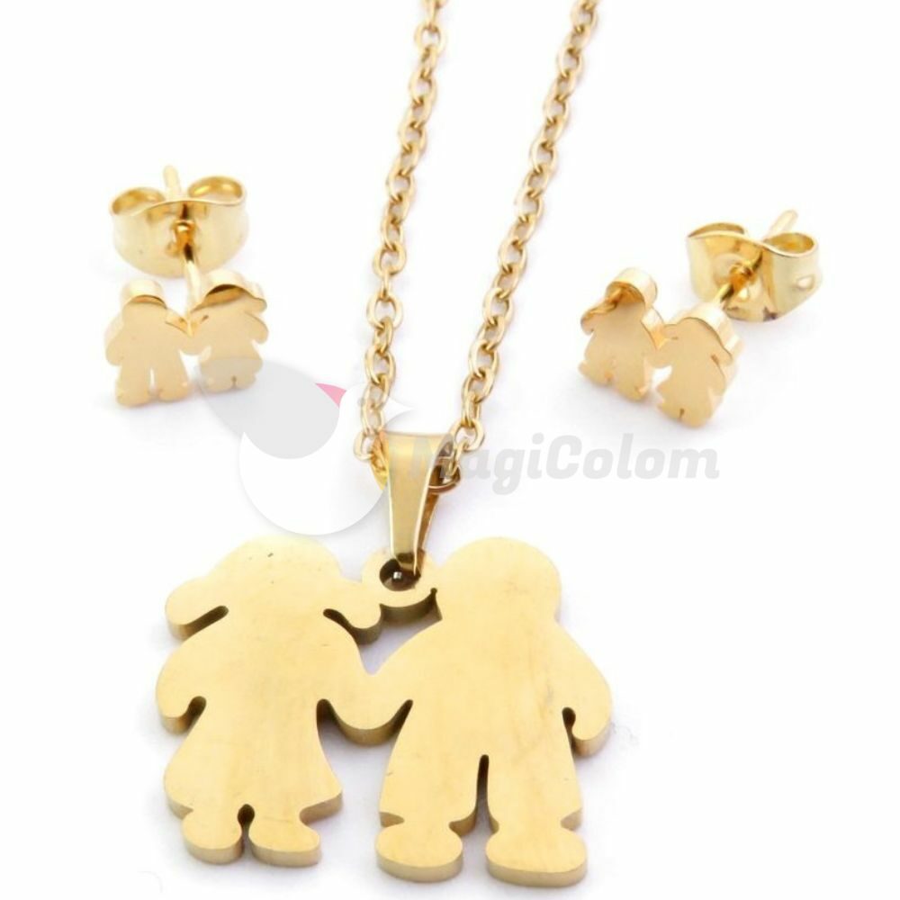 Conjunto de Acero Niña Niño