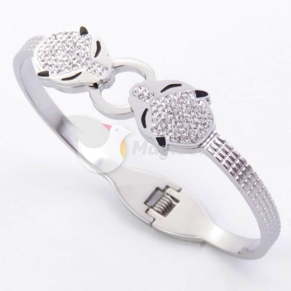 Pulsera Diseño Elegante cabeza de Lince