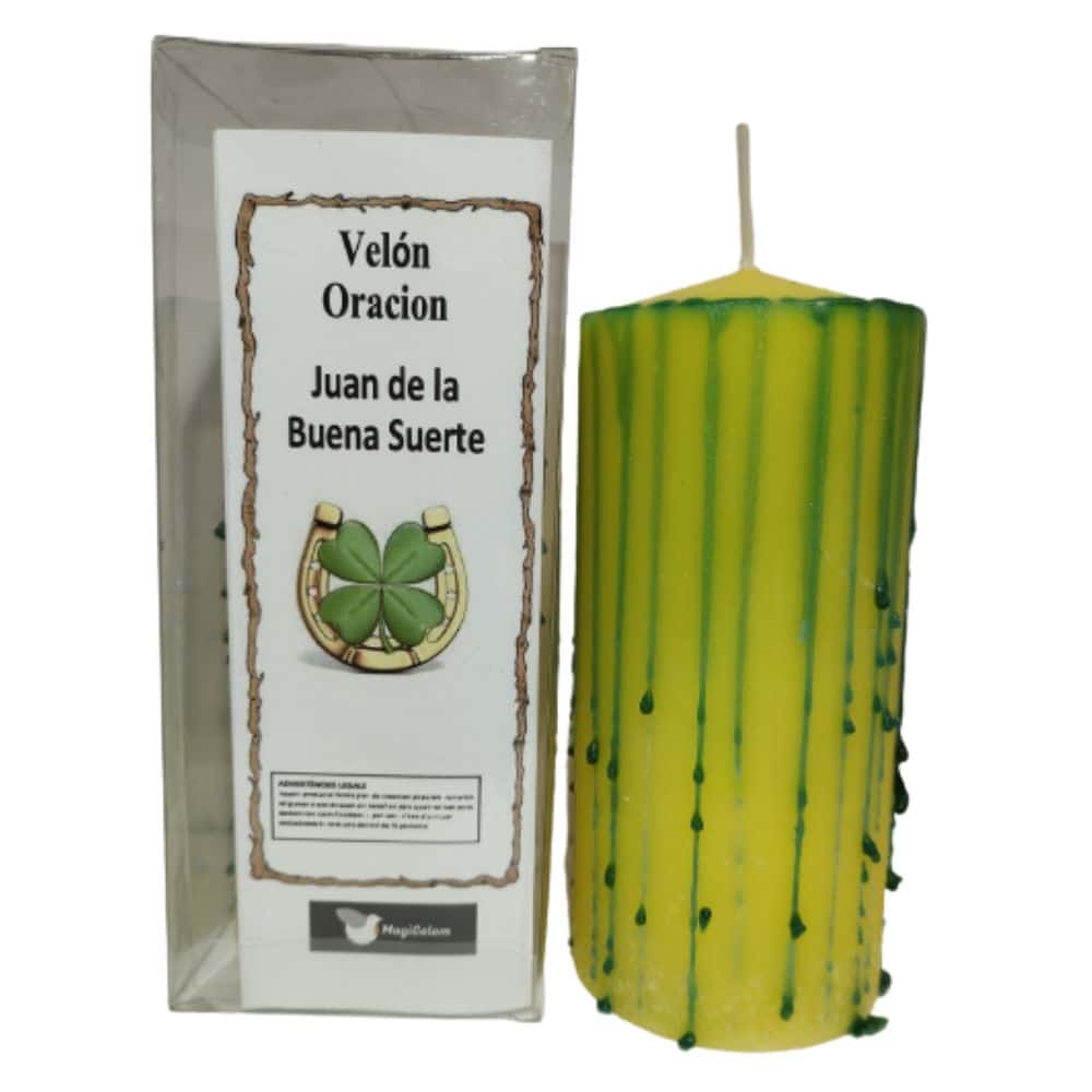 Velón con Oración Juan de la Suerte