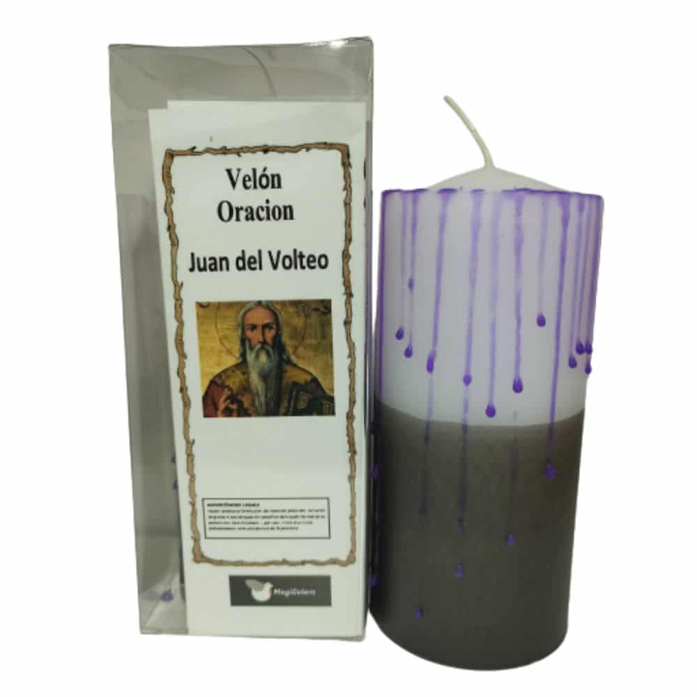 Velón con Oración a Don Juan del Volteo