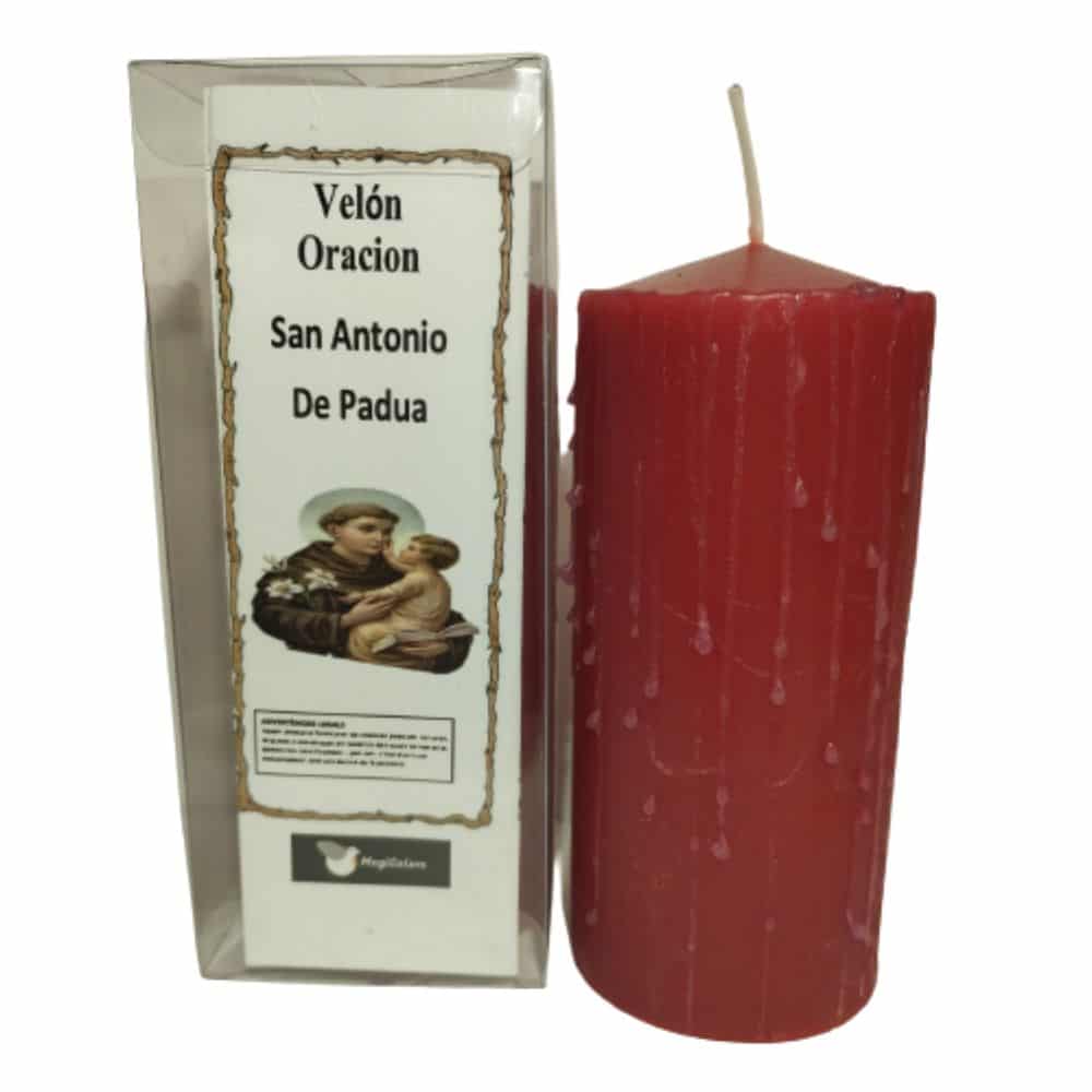 Velón con Oración a San Antonio de Padua