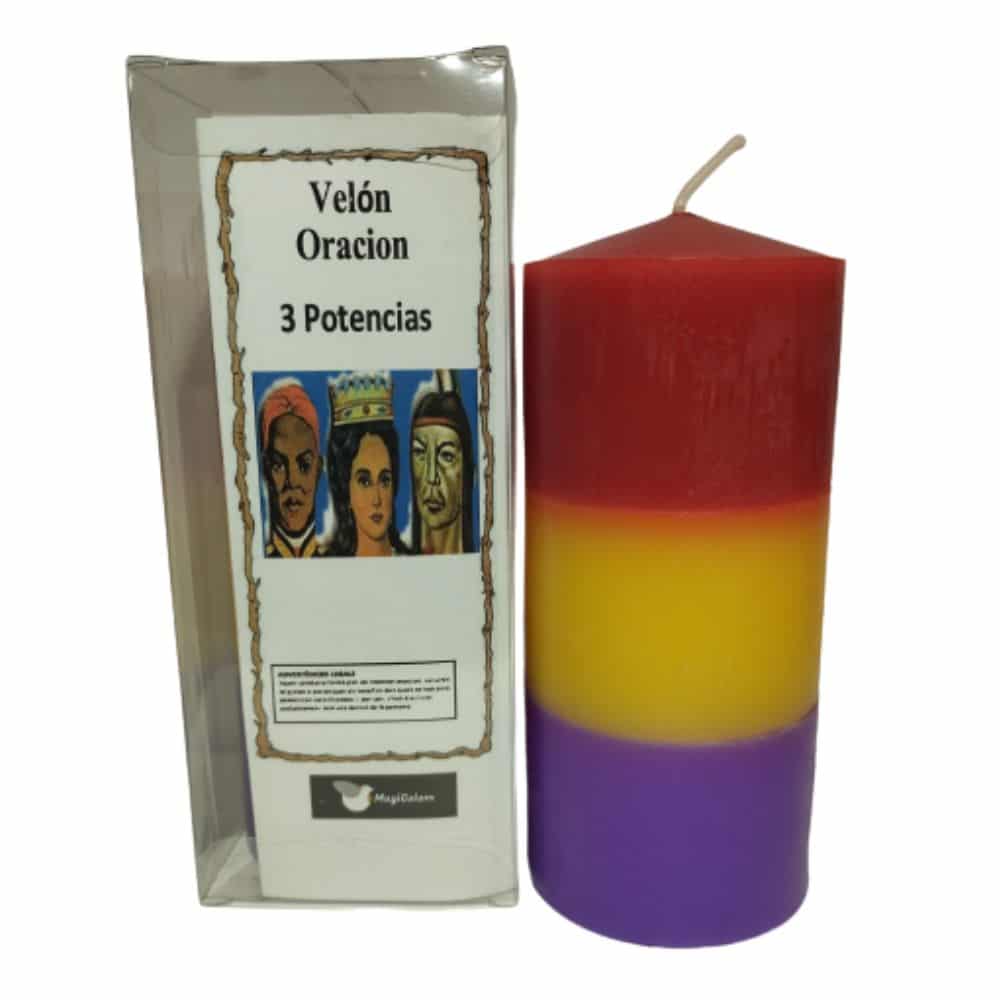 Velón con Oración 3 Potencias