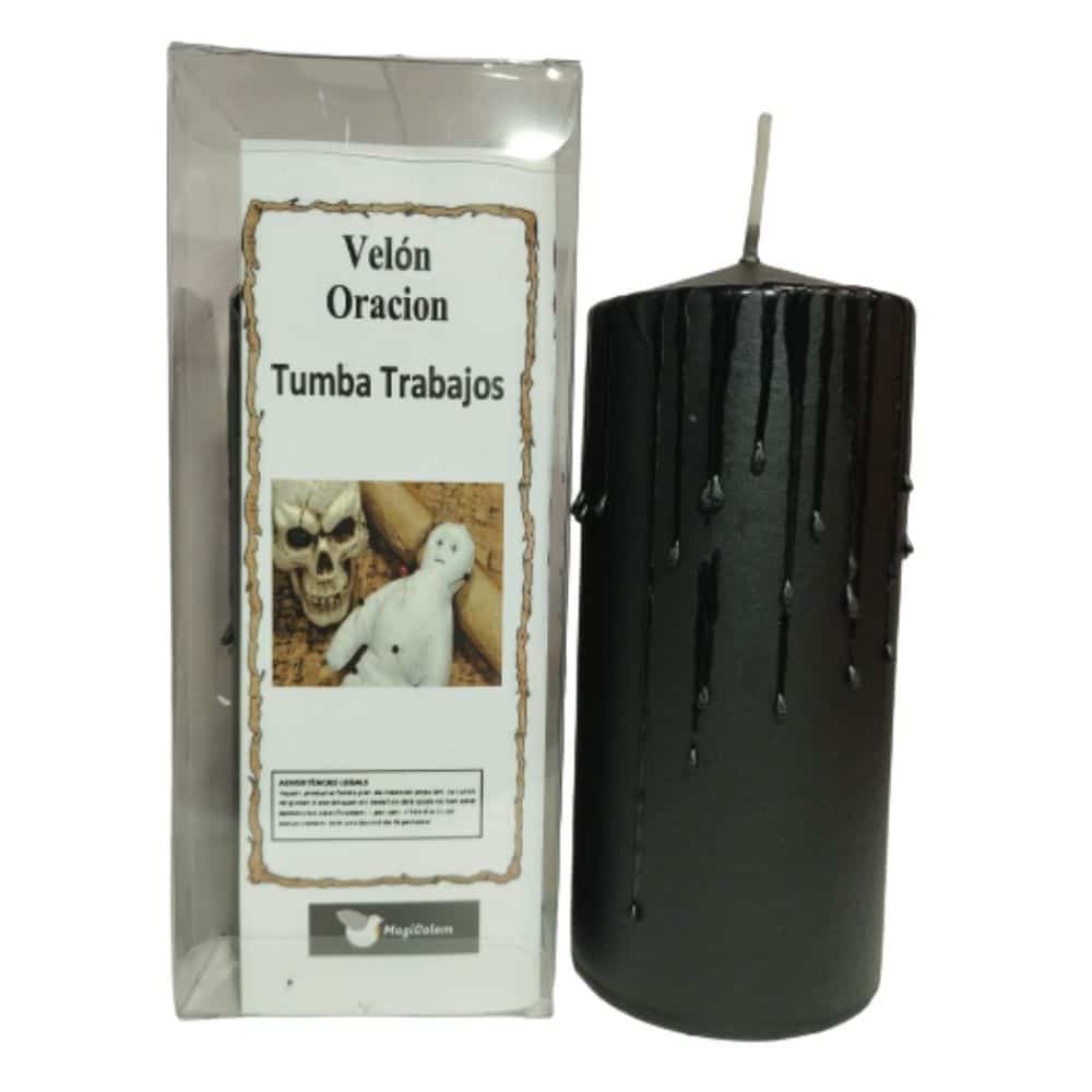 Velón con Oración Tumba Trabajos