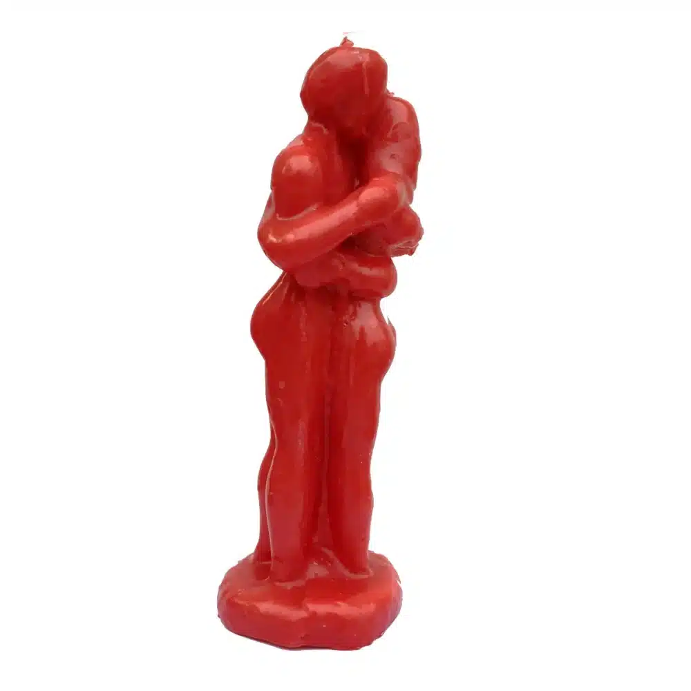 Pareja Entrelazada Roja Hombre Mujer