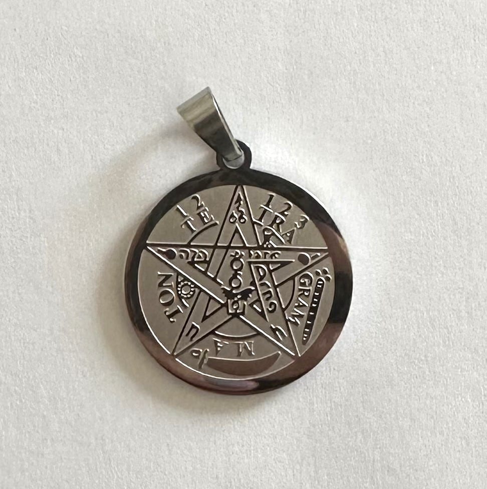 Colgante Tetragramatón Acero Inoxidable