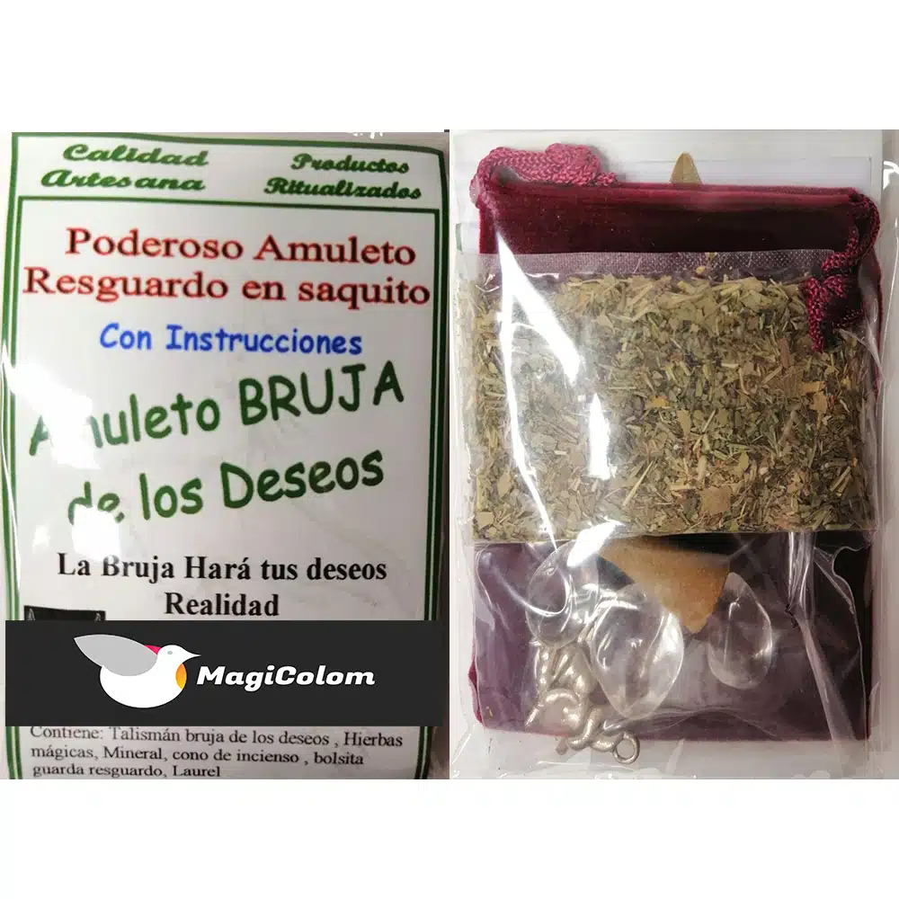 Amuleto de protección Bruja de los Deseos