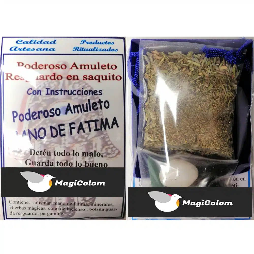 Amuleto de protección Mano de Fátima