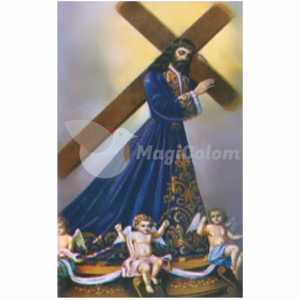 Estampa de Jesús Nazareno plastificada