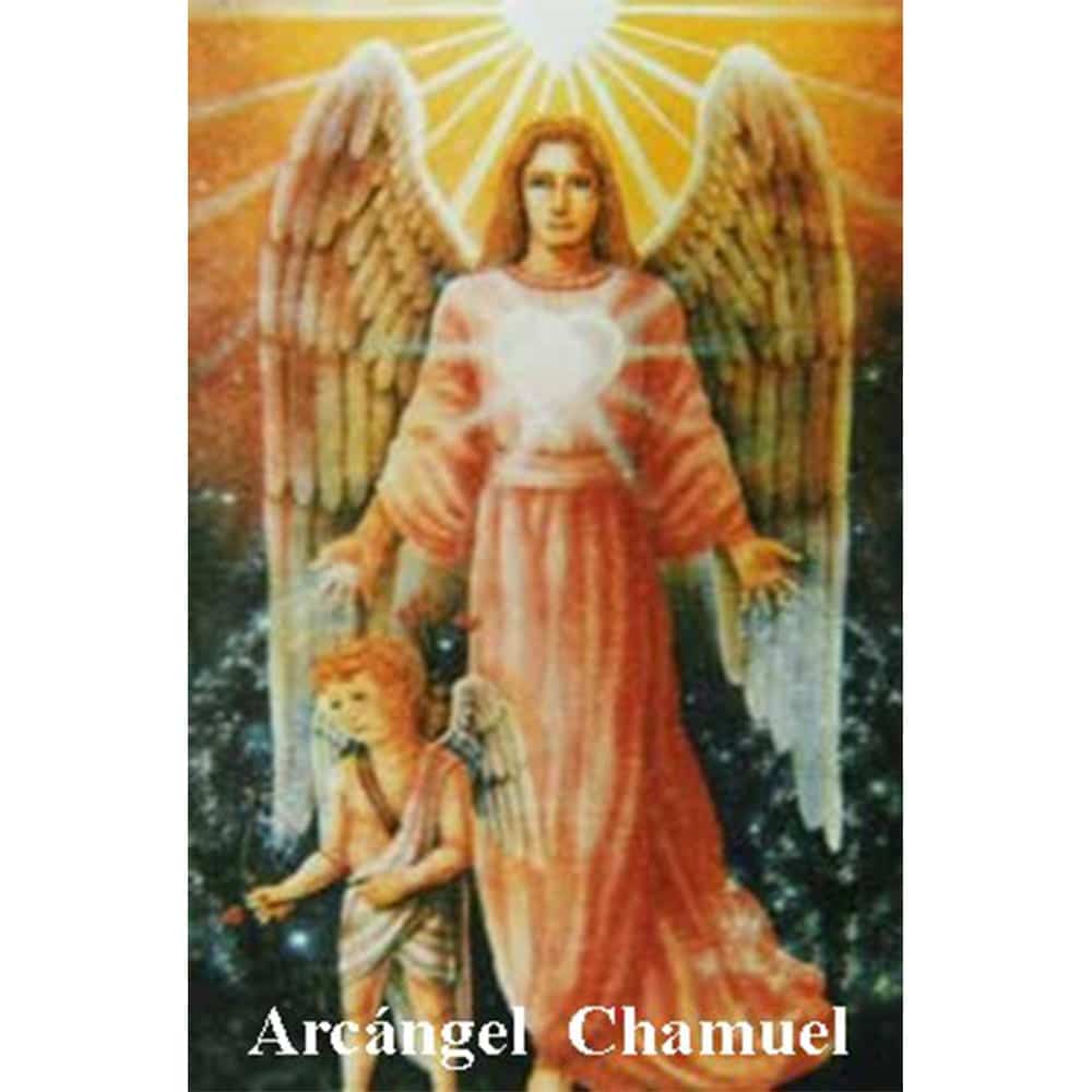 Estampa Plastificada Arcángel Chamuel