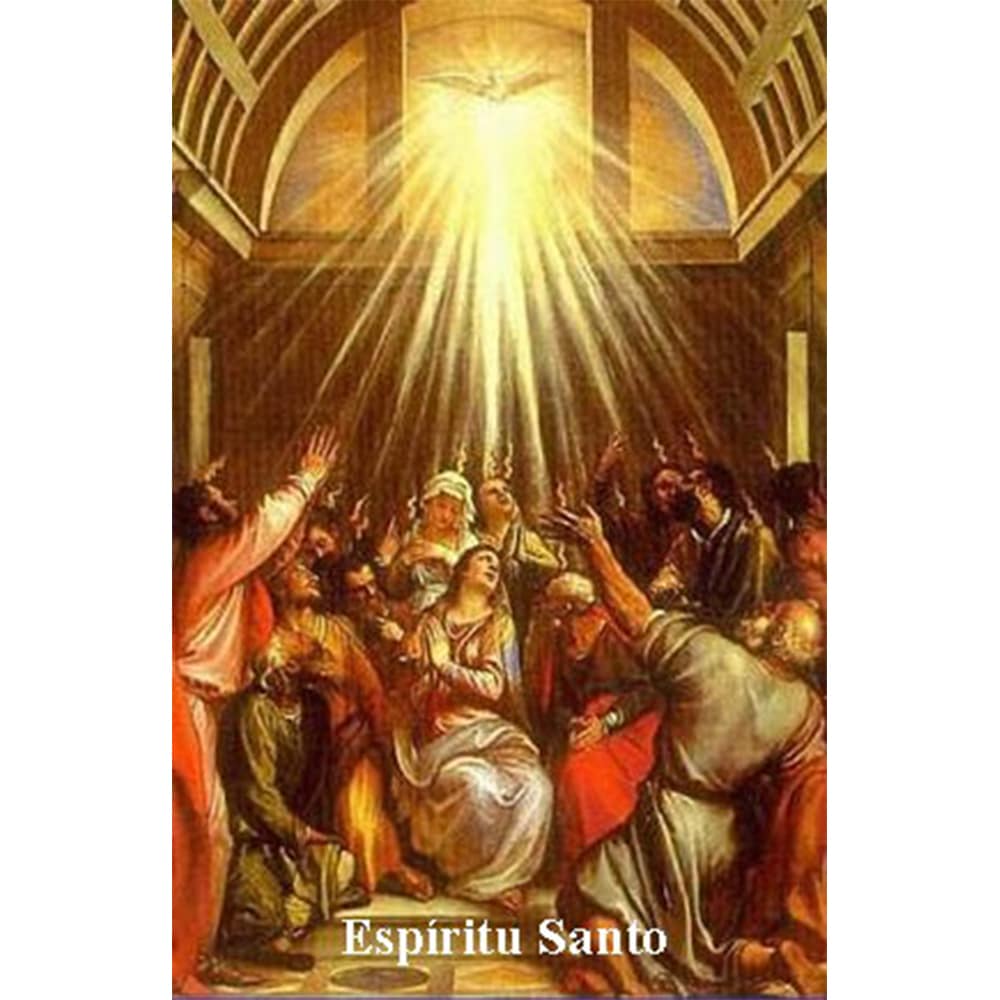 Estampa Plastificada Espíritu Santo