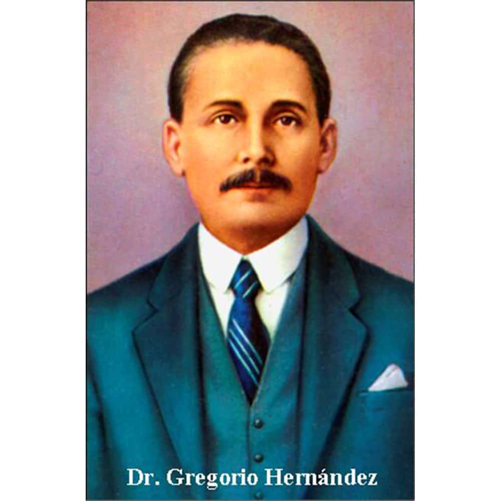Estampa Plastificada Gregorio Hernández