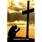 Estampa Plastificada Oración a la Cruz