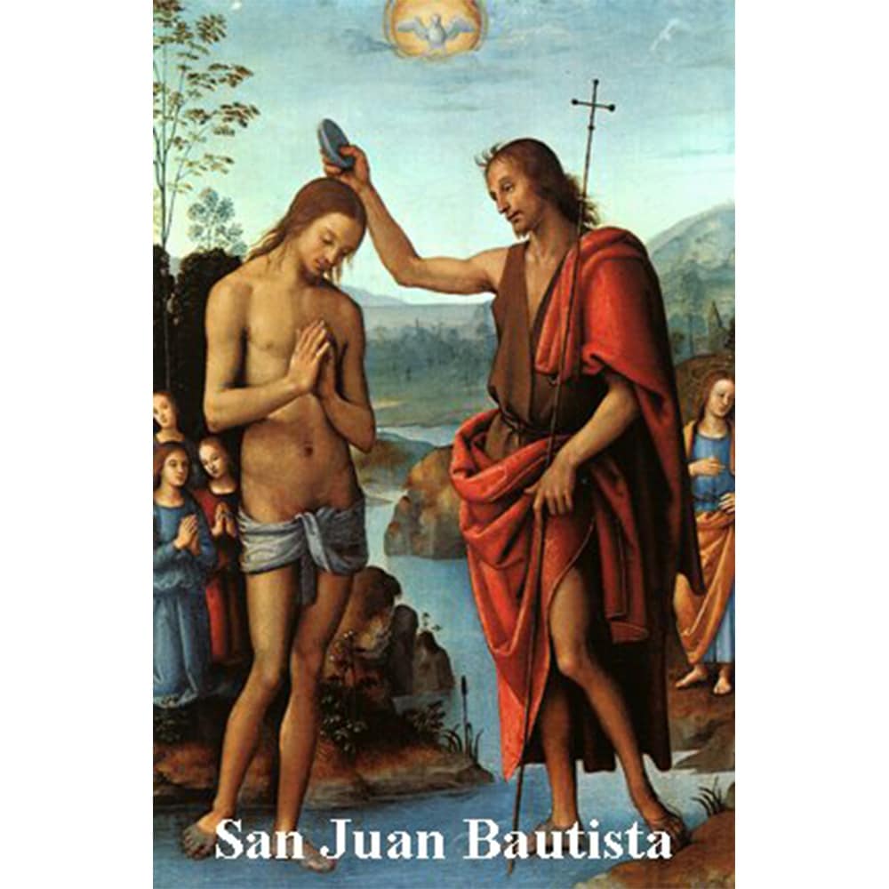 Estampa Plastificada San Juan Bautista
