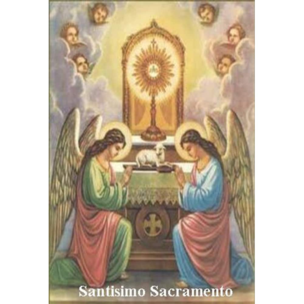 Estampa plastificada Santísimo Sacramento