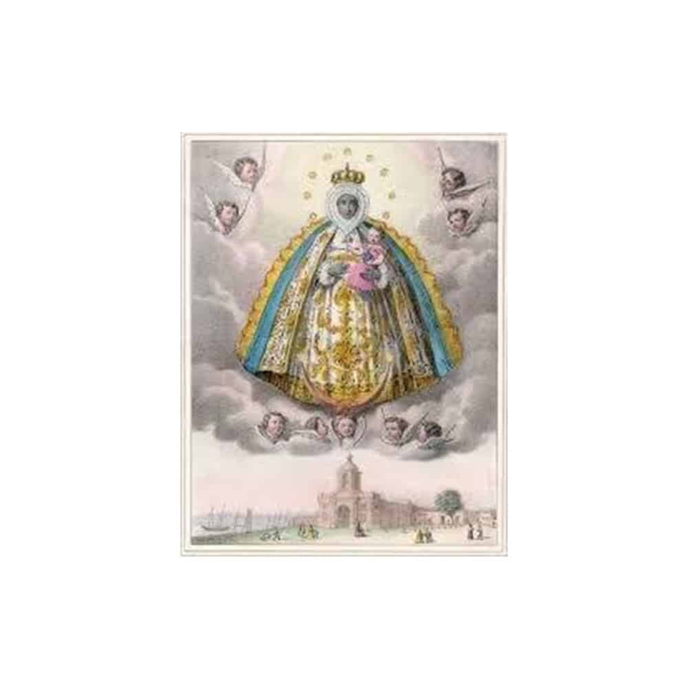 Estampa Plastificada Virgen de Regla