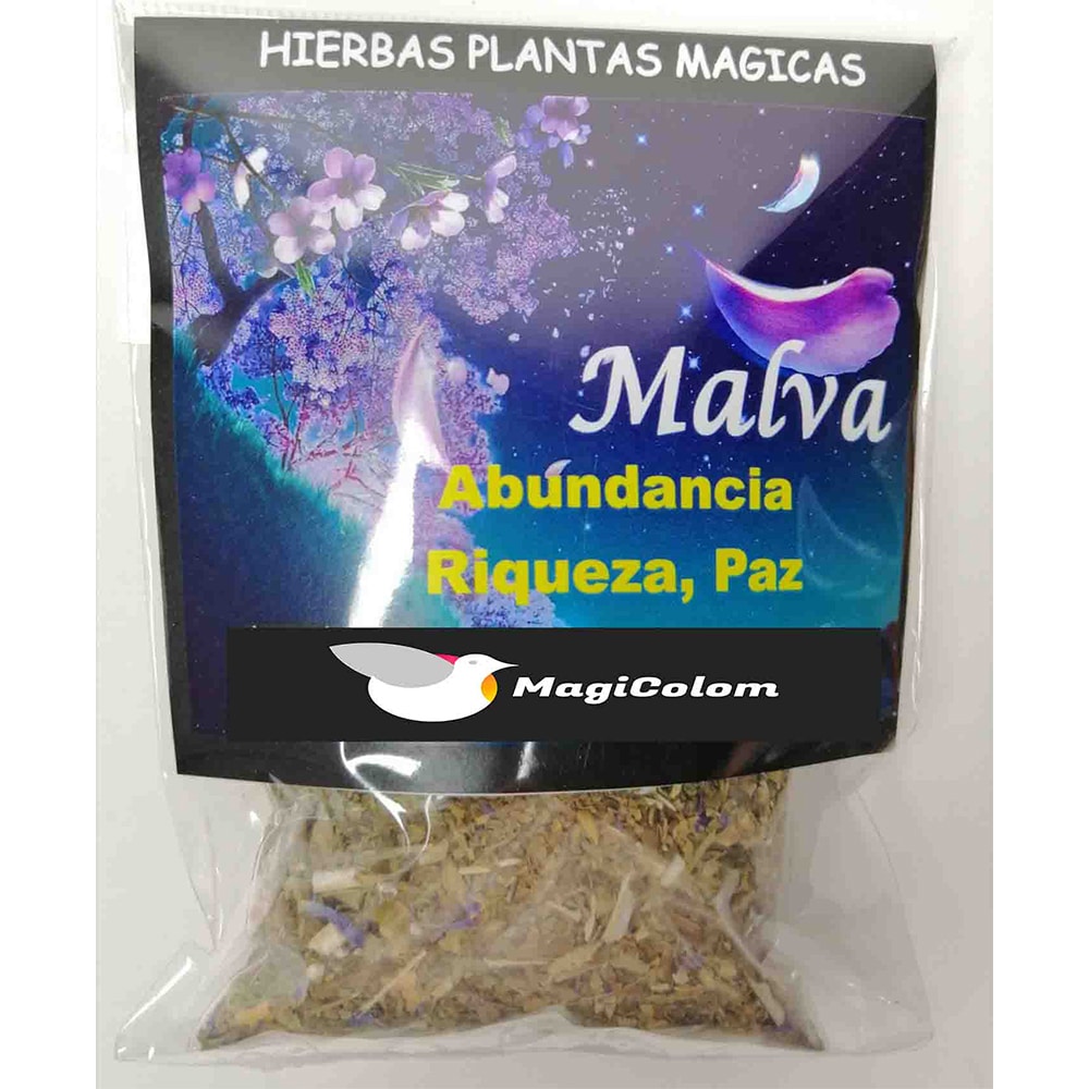 Hierba Malva 30 Gr Abundancia, Riqueza, Paz
