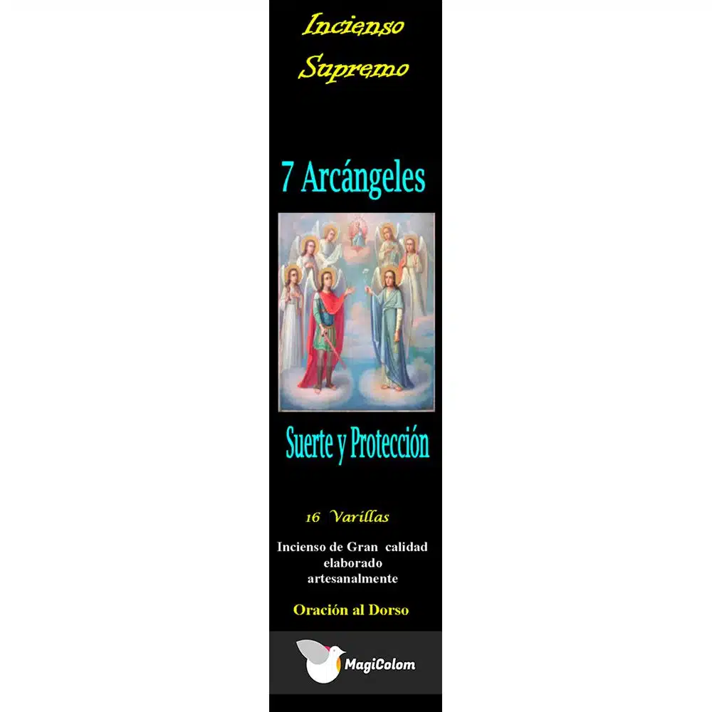Incienso 7 arcángeles con oración