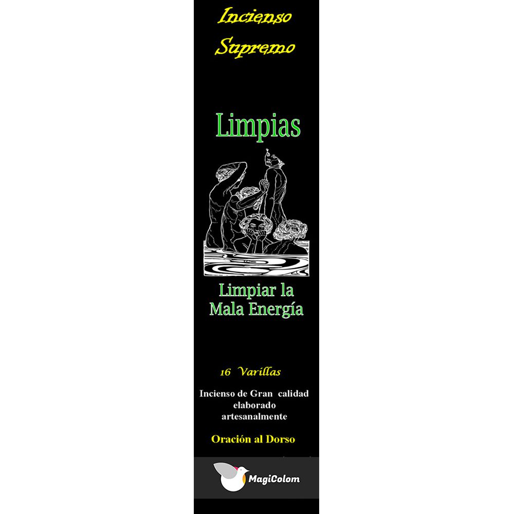 Incienso esotérico Limpias con oración