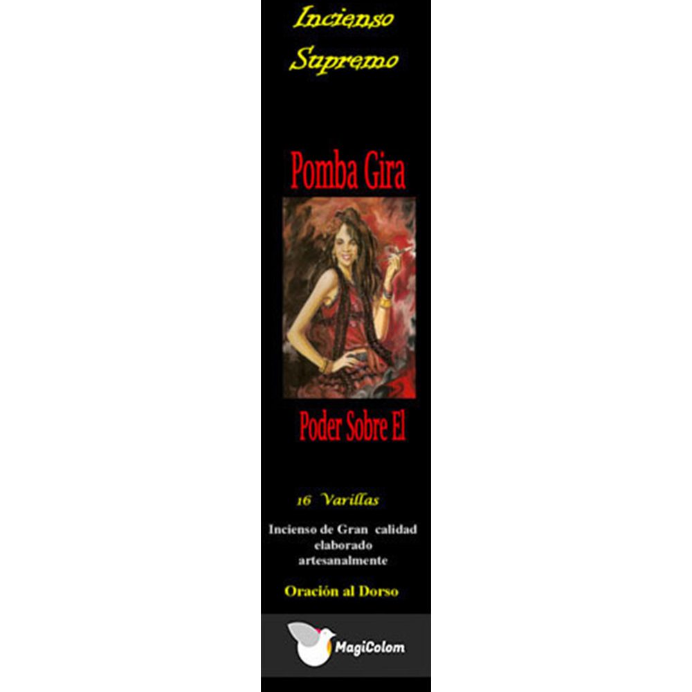 Incienso de santería Pomba gira con oración
