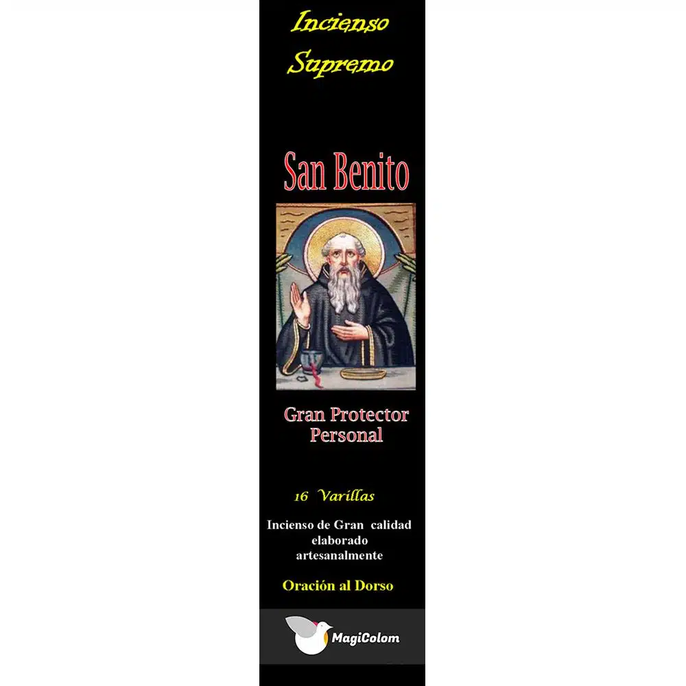 Incienso esotérico San Benito con oración
