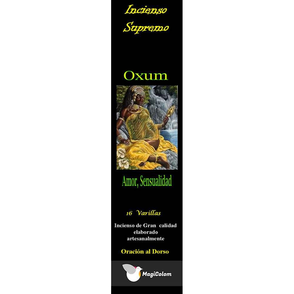 Incienso de santería Oxum con oración