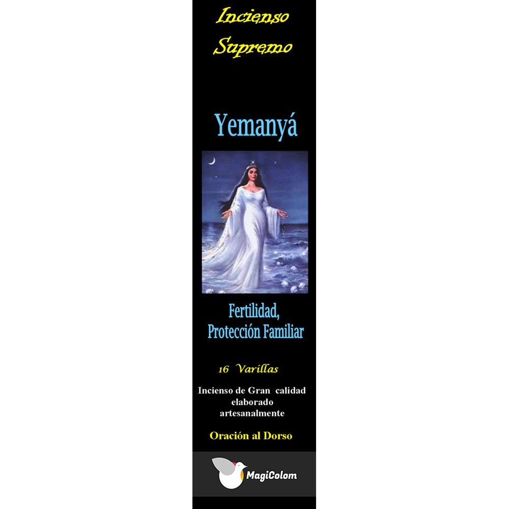 Incienso de santería Yemanyá con oración
