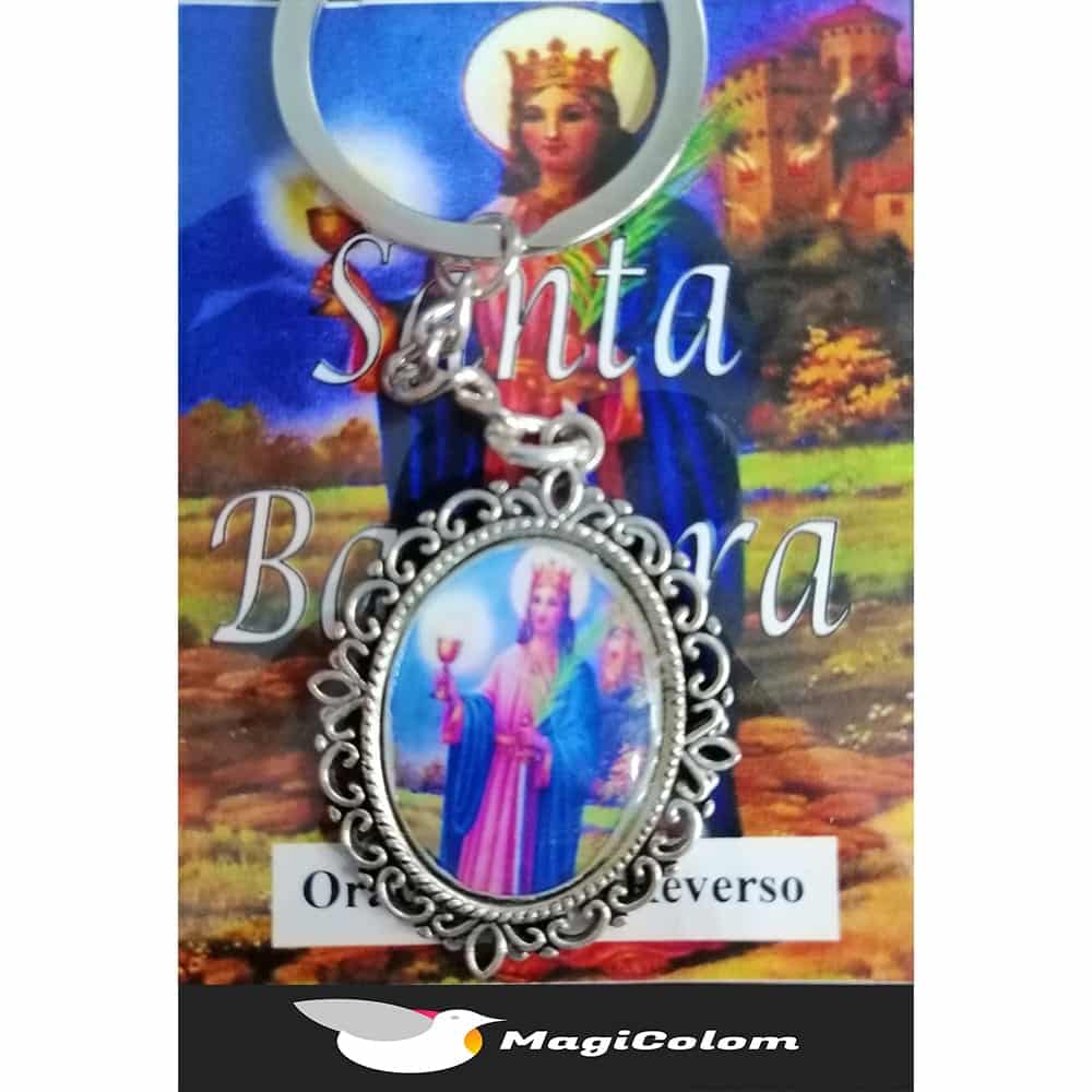 Llavero Esmaltado Santa Bárbara