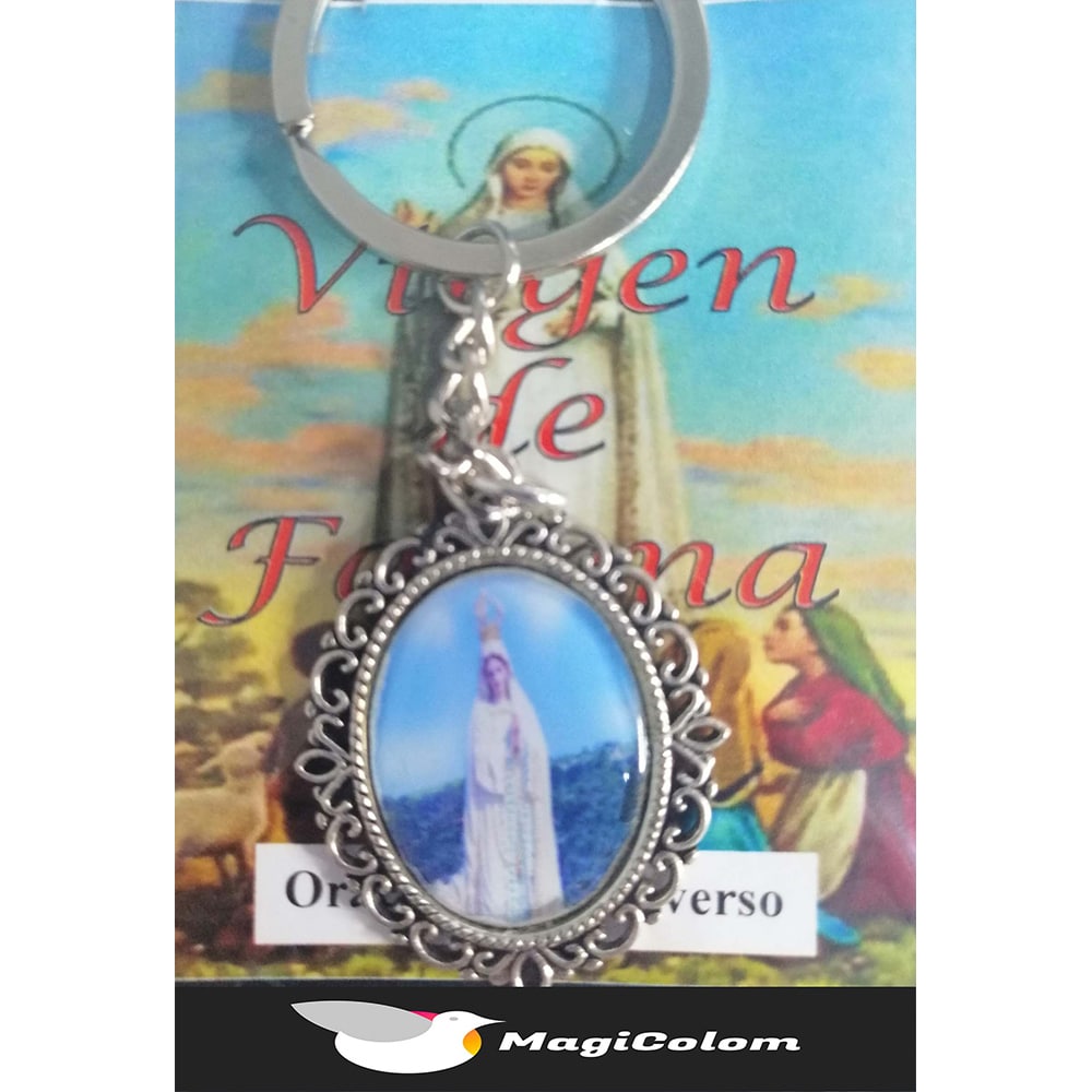 Llavero Esmaltado Virgen de Fátima