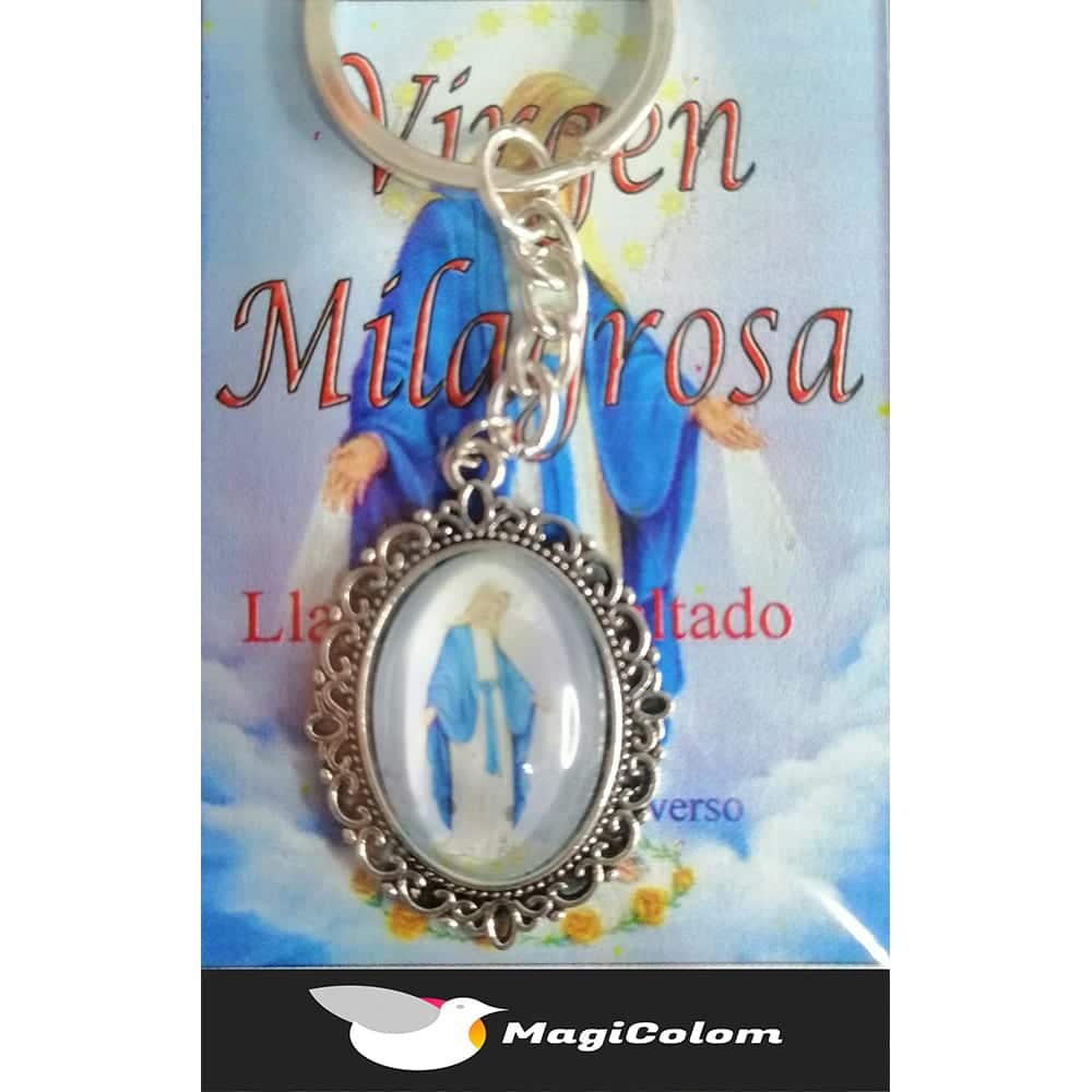 Llavero Esmaltado Virgen Milagrosa