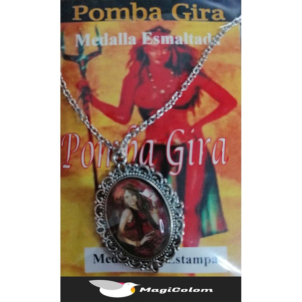Medallón Esmaltado Pomba Gira