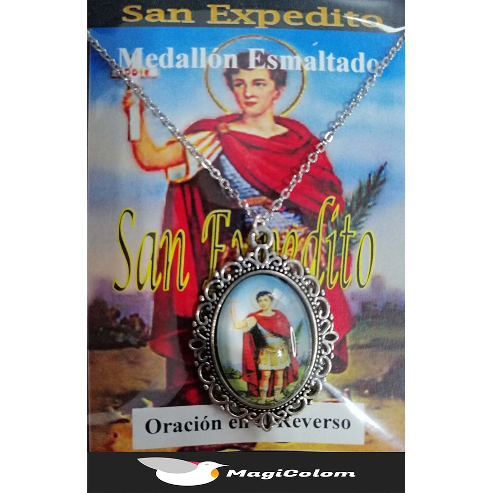 Medallón Esmaltado San Expedito