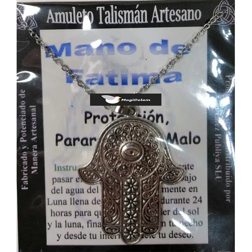 Talismán Mano de Fátima con Ojo