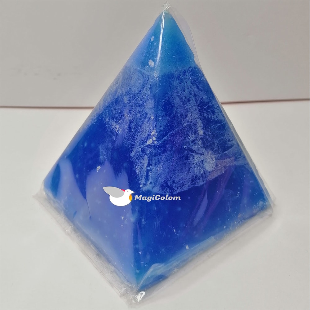 Vela Pirámide Pequeña Azul