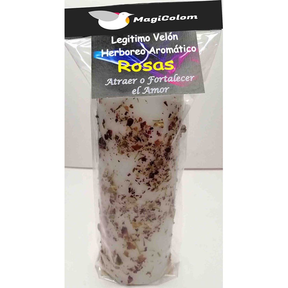 Velón Herboreo Aroma Rosas