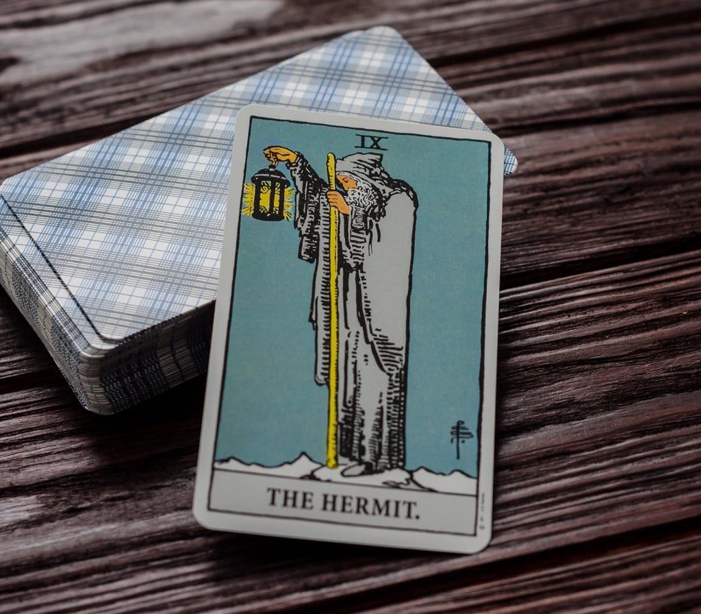 El Sol Y El Ermitaño Tarot