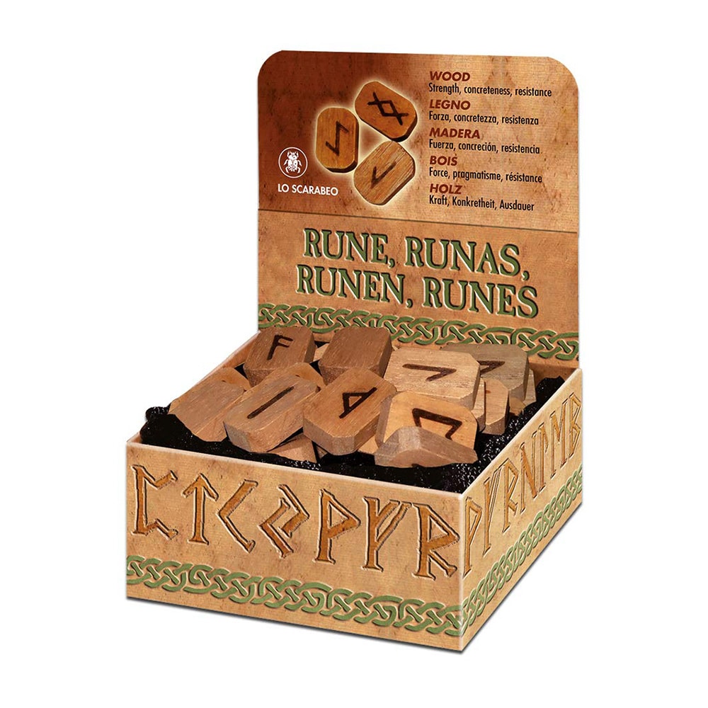 Kit Runas Artesanales Madera